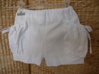 SHORT BOULE BLANC