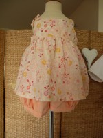 TUNIQUE FLEURIE ABRICOT 